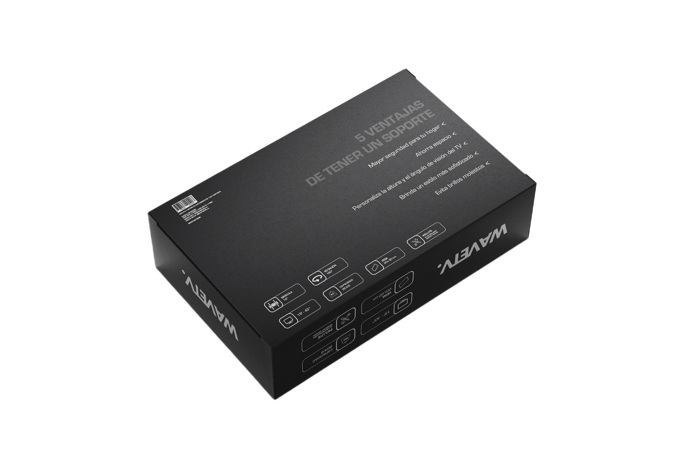 Soporte TV W-3250M Atrás